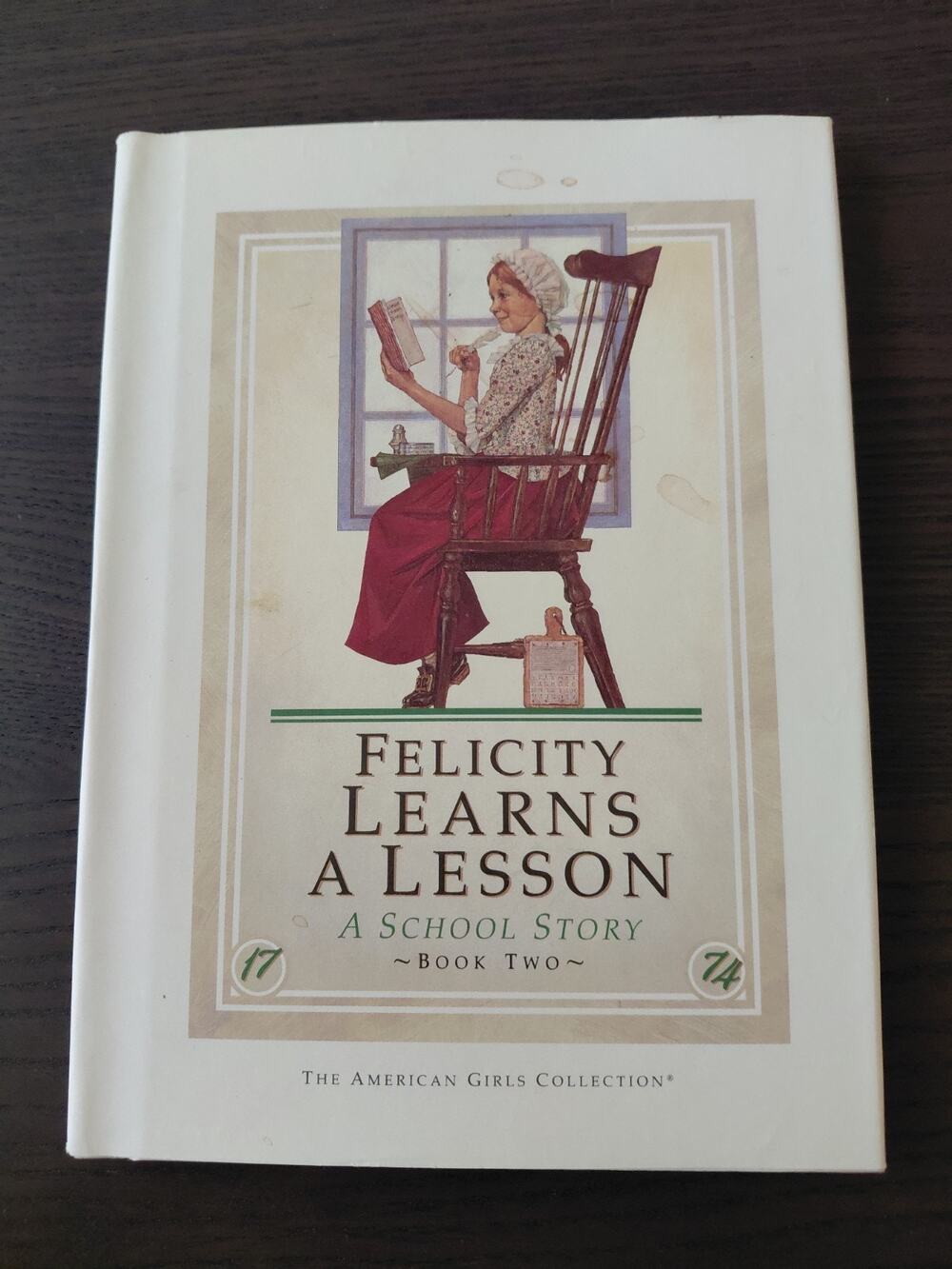 Vintage Felicity Learns A Lesson Book 2 Hardcover 1991 1st Edition American Girl